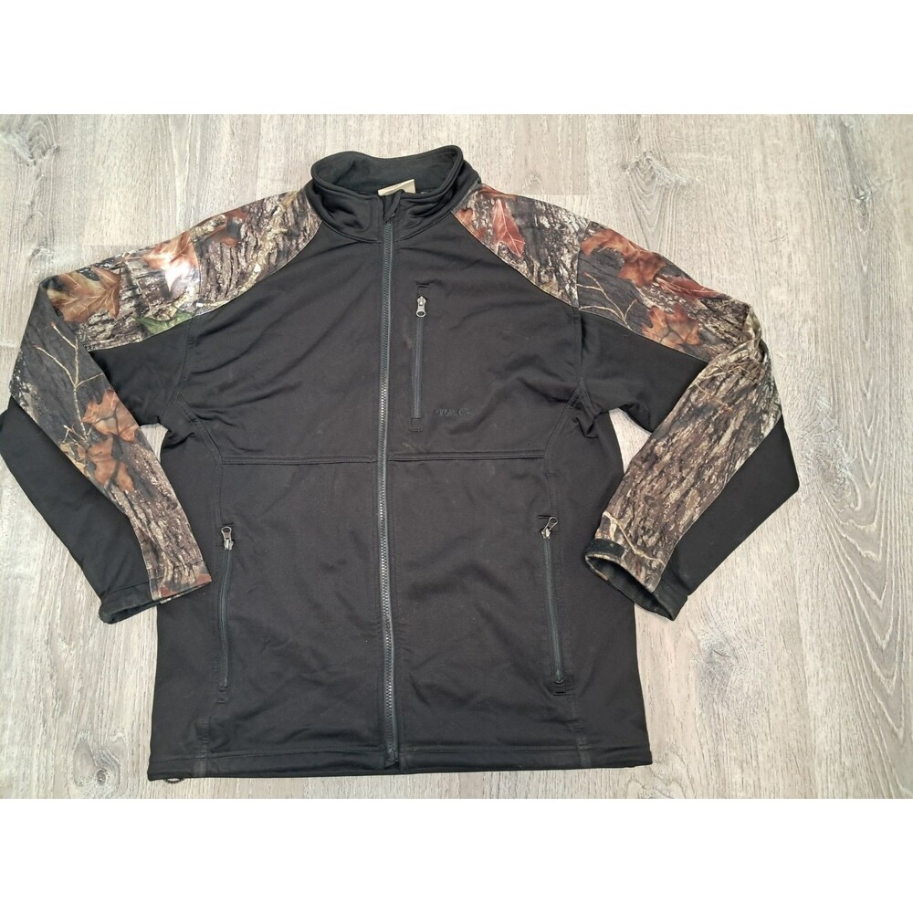 TAG Safari Outdoor Clothing Windproof Zip Front Fleece Jacket Men's Medium